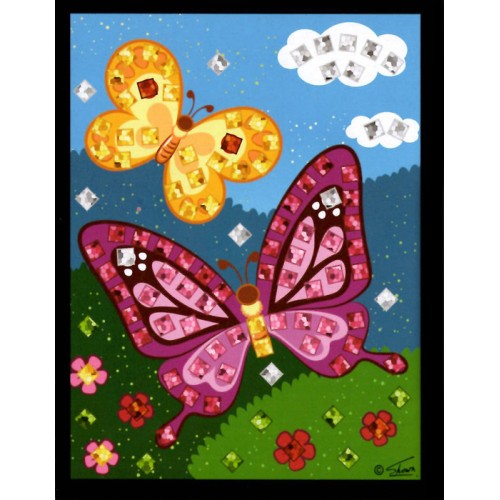 Mini mozaika - motýle